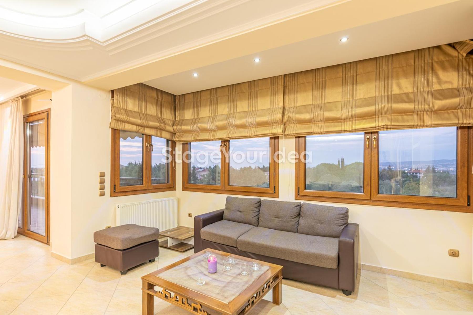 Luxury Appartment, Only 7 Minutes From Thessaloniki Airport And 15 Minutes From City Center ,For 8-23 People Also For Gatherings And Parties Neon Rysion Exterior photo